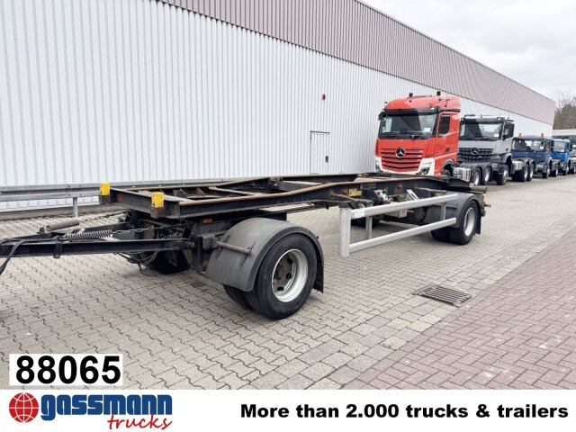 Hüffermann HSA 18.65 Schlittenabroller - Remolque multilift/ Portacontenedores de cadenas: foto 1 Hüffermann HSA 18.65 Schlittenabroller - Remolque multilift/ Portacontenedores de cadenas: foto 1