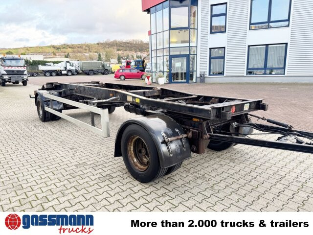 Remolque multilift/ Portacontenedores de cadenas Hüffermann HSA 18.70 Schlittenabroller: foto 9