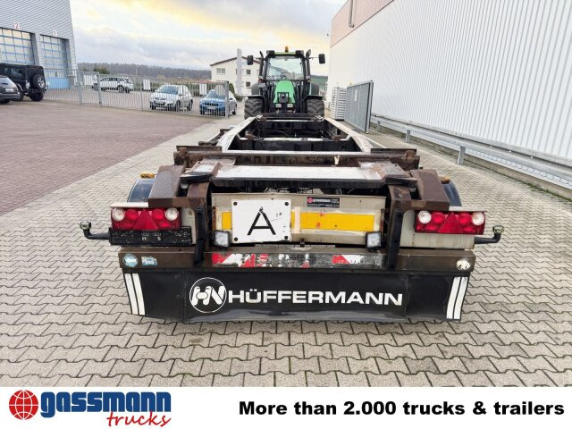 Remolque multilift/ Portacontenedores de cadenas Hüffermann HSA 18.70 Schlittenabroller: foto 7