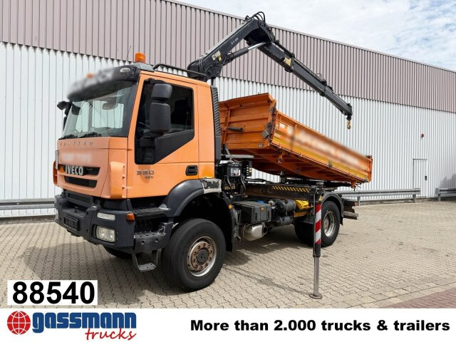 Iveco Trakker AD190T36W 4x4, EEV, Kran Hiab 111BS-2 - Camión volquete, Camión grúa: foto 1 Iveco Trakker AD190T36W 4x4, EEV, Kran Hiab 111BS-2 - Camión volquete, Camión grúa: foto 1