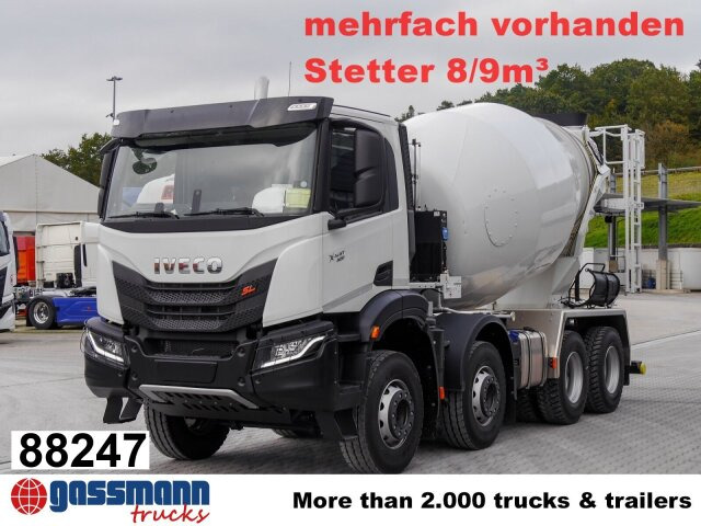 Iveco X-Way AD360X40BZ 8x4, Stetter 8/9m³ - Camión hormigonera: foto 1 Iveco X-Way AD360X40BZ 8x4, Stetter 8/9m³ - Camión hormigonera: foto 1