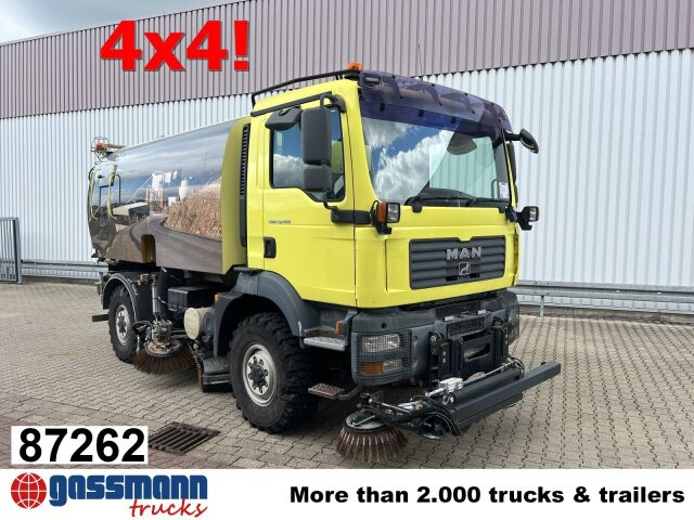 MAN TGM 13.280 4X4 BL, Kehhrmaschine Nothelfer Kobit - Barredora vial: foto 1 MAN TGM 13.280 4X4 BL, Kehhrmaschine Nothelfer Kobit - Barredora vial: foto 1