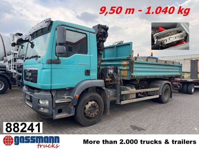 MAN TGM 18.290 4x2 LL, EEV, Kran Hiab XS 111 ES-3 - Camión volquete, Camión grúa: foto 1 MAN TGM 18.290 4x2 LL, EEV, Kran Hiab XS 111 ES-3 - Camión volquete, Camión grúa: foto 1