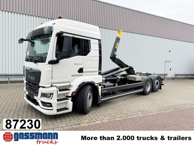 MAN TGS 26.470 6x2-4 LL CH, Retarder, Navi, - Camión multibasculante: foto 1 MAN TGS 26.470 6x2-4 LL CH, Retarder, Navi, - Camión multibasculante: foto 1