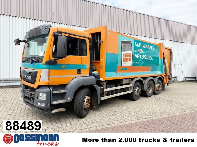 MAN TGS 35.360 8x2-6 BL, 2x Lenkachse, Zöller - Camión de basura: foto 1 MAN TGS 35.360 8x2-6 BL, 2x Lenkachse, Zöller - Camión de basura: foto 1