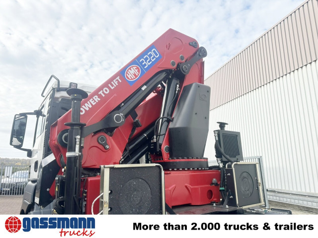 MAN TGS 35.480 8X4 BL, Intarder, Kran HMF 3220-K6, - Camión multibasculante, Camión grúa: foto 2 MAN TGS 35.480 8X4 BL, Intarder, Kran HMF 3220-K6, - Camión multibasculante, Camión grúa: foto 2