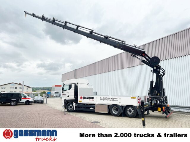 Camión caja abierta, Camión grúa MAN TGX 26.510 6x2-4 LL, Kran Hiab X-HiPro 548 E-8,: foto 10