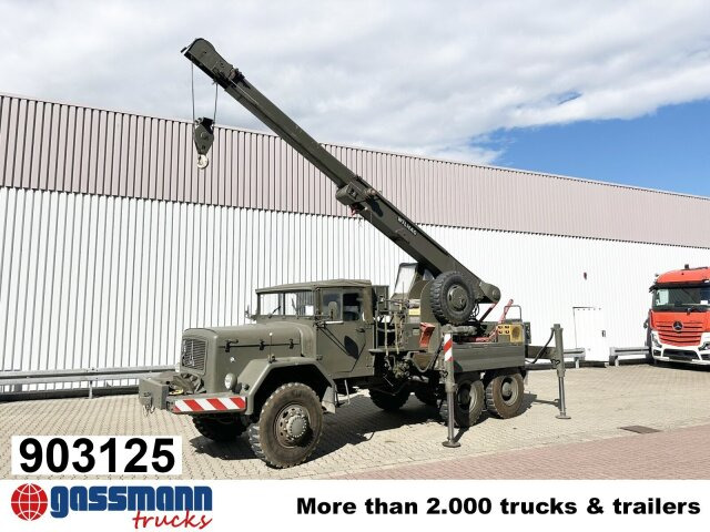 Magirus Deutz Jupiter 178D15A 6X6, -Kran,Wilhag - Barredora vial: foto 1 Magirus Deutz Jupiter 178D15A 6X6, -Kran,Wilhag - Barredora vial: foto 1