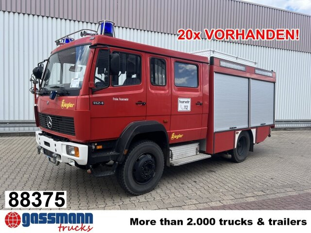 Mercedes-Benz 1124 AF 4x4 Doka, TLF 16/25, 2800l - Ambulancia: foto 1 Mercedes-Benz 1124 AF 4x4 Doka, TLF 16/25, 2800l - Ambulancia: foto 1