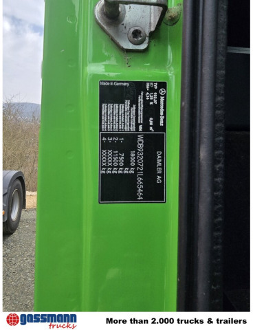 Mercedes-Benz Actros 2032 LA 4x4/ Rdstand 3.600 mm - Camión chasis: foto 2 Mercedes-Benz Actros 2032 LA 4x4/ Rdstand 3.600 mm - Camión chasis: foto 2