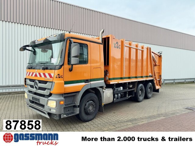 Mercedes-Benz Actros 2641/48 L 6x4, Haller M21X2C, Zöller - Camión de basura: foto 1 Mercedes-Benz Actros 2641/48 L 6x4, Haller M21X2C, Zöller - Camión de basura: foto 1