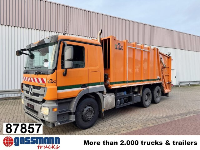 Mercedes-Benz Actros 2641/48 L 6x4, Haller M21X2C, Zöller - Camión de basura: foto 1 Mercedes-Benz Actros 2641/48 L 6x4, Haller M21X2C, Zöller - Camión de basura: foto 1