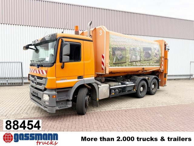 Mercedes-Benz Actros 2641/48 L 6x4, Seilabroller, Haller - Camión de basura: foto 1 Mercedes-Benz Actros 2641/48 L 6x4, Seilabroller, Haller - Camión de basura: foto 1