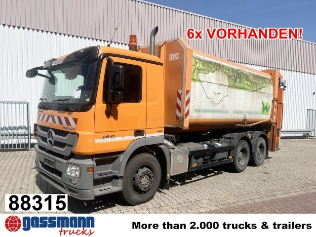 Mercedes-Benz Actros 2641/48 L 6x4, Seilabroller, Haller - Camión de basura: foto 1 Mercedes-Benz Actros 2641/48 L 6x4, Seilabroller, Haller - Camión de basura: foto 1