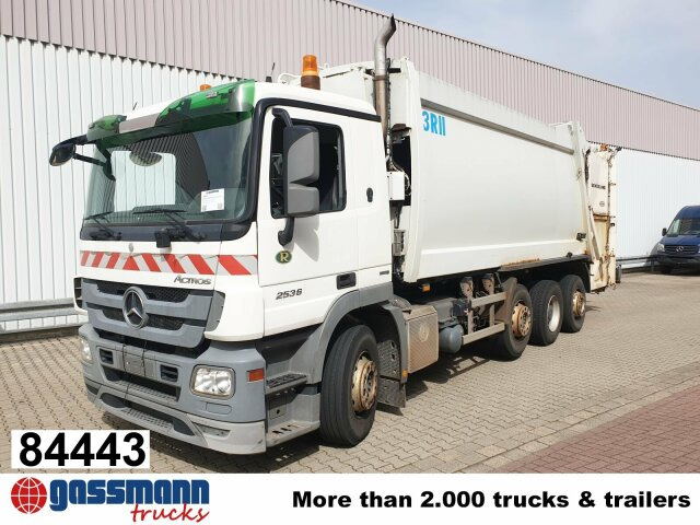 Mercedes-Benz Actros 3236 L 8x2/6, 2x Lenkachse, Schörling - Camión de basura: foto 1 Mercedes-Benz Actros 3236 L 8x2/6, 2x Lenkachse, Schörling - Camión de basura: foto 1
