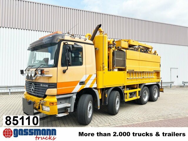 Mercedes-Benz Actros 3243 K 8x4/4, Müller Saug- und - Barredora vial: foto 1 Mercedes-Benz Actros 3243 K 8x4/4, Müller Saug- und - Barredora vial: foto 1
