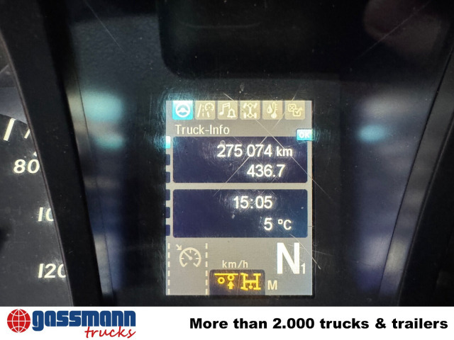 Mercedes-Benz Antos 2540 L 6x2, Lenkachse, HMF 2110-L3 - Camión caja abierta, Camión grúa: foto 5 Mercedes-Benz Antos 2540 L 6x2, Lenkachse, HMF 2110-L3 - Camión caja abierta, Camión grúa: foto 5