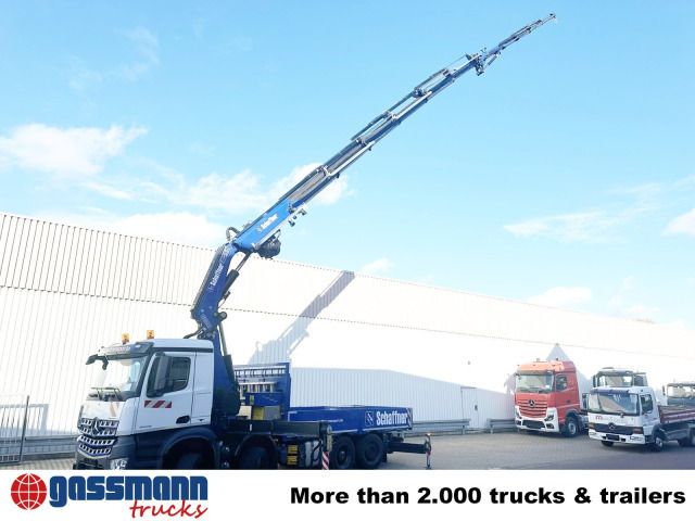 Camión caja abierta, Camión grúa Mercedes-Benz Arocs 3245 L 8x2/6, Kran Fassi F 545 RA 2.26 XE,: foto 8