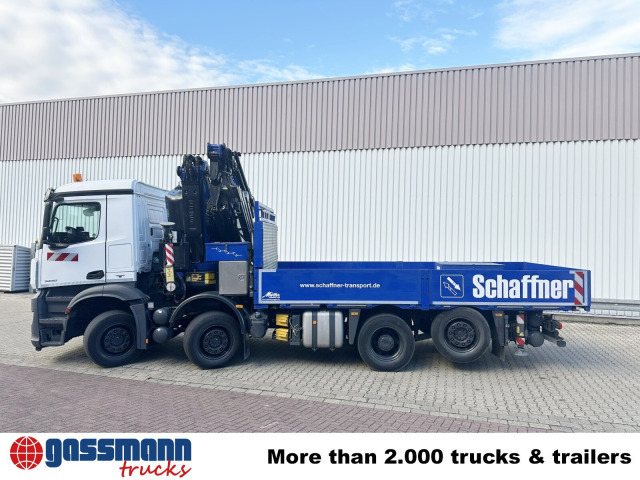 Camión caja abierta, Camión grúa Mercedes-Benz Arocs 3245 L 8x2/6, Kran Fassi F 545 RA 2.26 XE,: foto 12