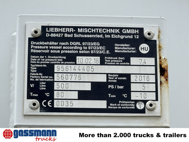 Mercedes-Benz Arocs 3251 8x4/4, Betonmischer Liebherr ca. 9m³ - Camión hormigonera: foto 4 Mercedes-Benz Arocs 3251 8x4/4, Betonmischer Liebherr ca. 9m³ - Camión hormigonera: foto 4
