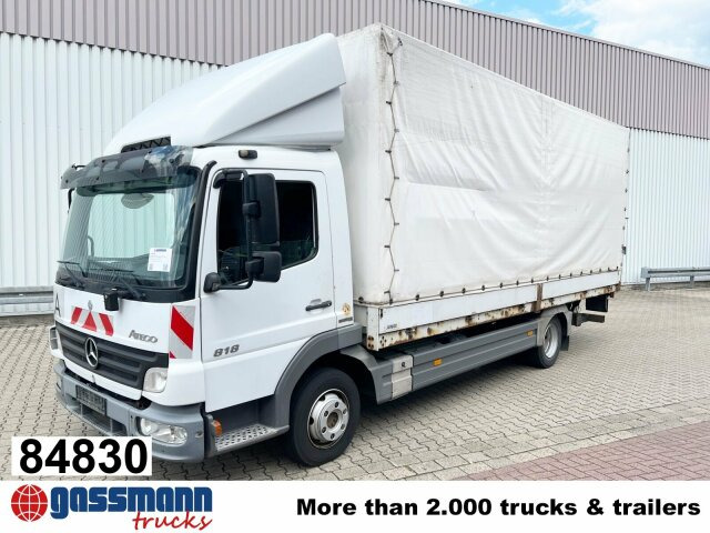 Mercedes-Benz Atego 818 L 4x2 mit LBW BÄR - Camión caja abierta: foto 1 Mercedes-Benz Atego 818 L 4x2 mit LBW BÄR - Camión caja abierta: foto 1