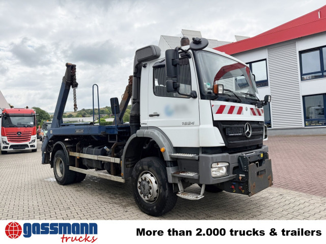 Camión portacontenedor de cadenas Mercedes-Benz Axor 1824 AK 4x4, Tele-Absetzer,: foto 11 Camión portacontenedor de cadenas Mercedes-Benz Axor 1824 AK 4x4, Tele-Absetzer,: foto 11