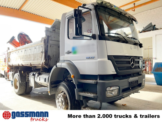 Mercedes-Benz Axor 1833 AK 4x4 mit Heckkran Atlas 105.2-A2L - Camión volquete, Camión grúa: foto 4 Mercedes-Benz Axor 1833 AK 4x4 mit Heckkran Atlas 105.2-A2L - Camión volquete, Camión grúa: foto 4