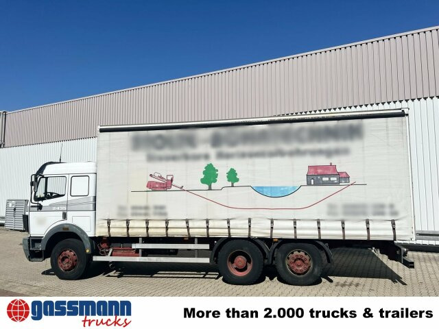Camión caja cerrada Mercedes-Benz SK 2435 L 6x2, V8, Spülbohrwagen: foto 11