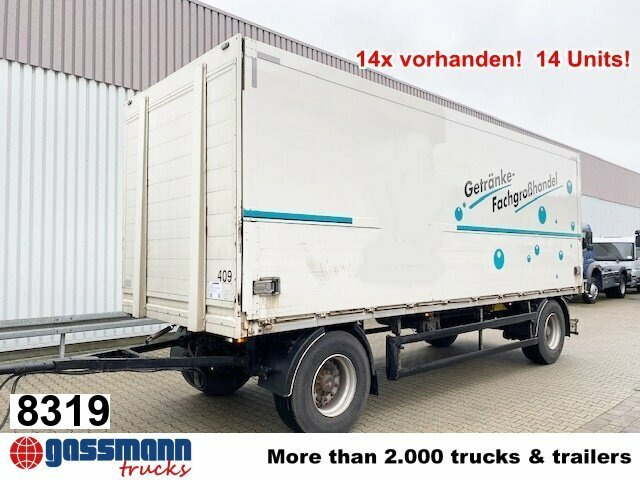 Orten PRASQ 18 Getränkeanhänger, Stapleraufnahme, - Remolque plataforma/ Caja abierta: foto 1 Orten PRASQ 18 Getränkeanhänger, Stapleraufnahme, - Remolque plataforma/ Caja abierta: foto 1