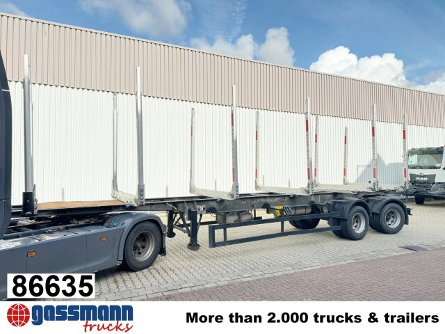 ROHR RSK/30IV Holzauflieger, Lenkachse, Verzinkt - Semirremolque maderero: foto 1 ROHR RSK/30IV Holzauflieger, Lenkachse, Verzinkt - Semirremolque maderero: foto 1