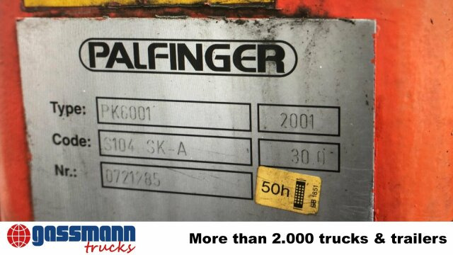 Renault D 180.75 4x2 mit Kran Palfinger PK6001 - Camión caja abierta, Camión grúa: foto 3 Renault D 180.75 4x2 mit Kran Palfinger PK6001 - Camión caja abierta, Camión grúa: foto 3
