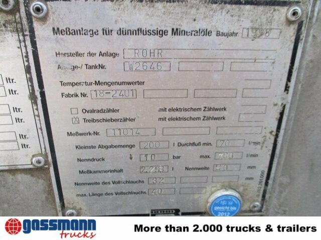 Rohr Tankaufbau, 6 cbm - Contenedor cisterna: foto 4 Rohr Tankaufbau, 6 cbm - Contenedor cisterna: foto 4