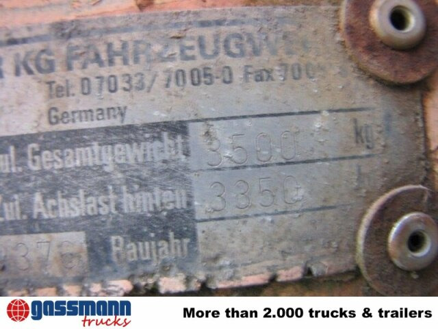 TTS-3,5 mit Auffahrrampe - Remolque góndola rebajadas: foto 2 TTS-3,5 mit Auffahrrampe - Remolque góndola rebajadas: foto 2