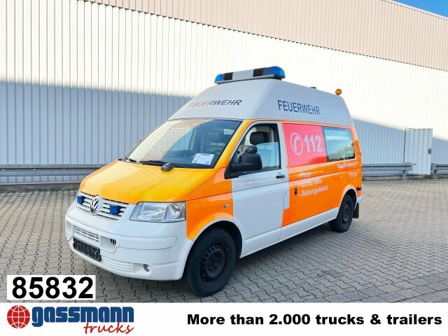 Volkswagen T5 2.5 TDI 4x2, Krankenwagen - Ambulancia: foto 1 Volkswagen T5 2.5 TDI 4x2, Krankenwagen - Ambulancia: foto 1