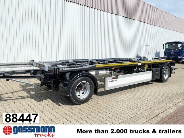 Wielton PS2P70B Abrollanhänger bis 7,25 m Behälter - Remolque multilift/ Portacontenedores de cadenas: foto 1 Wielton PS2P70B Abrollanhänger bis 7,25 m Behälter - Remolque multilift/ Portacontenedores de cadenas: foto 1