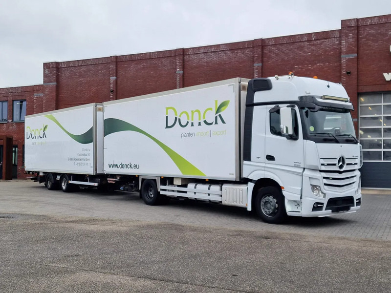 Mercedes-Benz Actros 1942 4x2 - Box with Loadlift - Full air + Pacton Trailer Loadlift - Heating system - Camión caja cerrada: foto 1 Mercedes-Benz Actros 1942 4x2 - Box with Loadlift - Full air + Pacton Trailer Loadlift - Heating system - Camión caja cerrada: foto 1