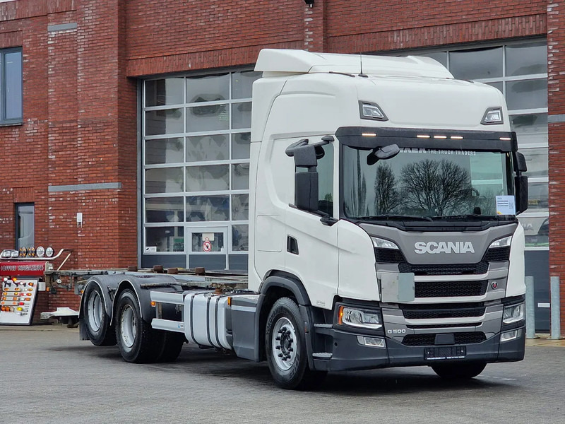 Camión portacontenedore/ Intercambiable Scania G500 NGS Highline 6x2 - BDF - 4.75 WB - Retarder - Full air - Leather - Led: foto 1
