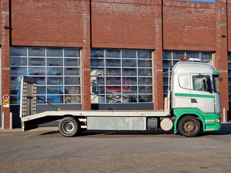 Camión portavehículos Scania R380 4x2 - Car transport / Flatbed - Ramp - Full air - Night clima: foto 12