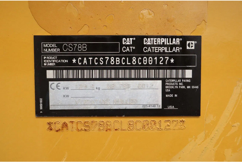 Rodillo Caterpillar CS78B | TRIMBLE GPS | GOOD CONDITION: foto 20