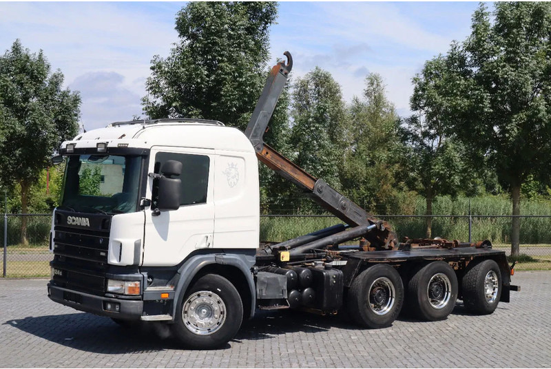Scania P124-420 | 8X4 | HOOKLIFT | MANUAL | BIG AXLES | EURO 3 - Camión multibasculante: foto 1 Scania P124-420 | 8X4 | HOOKLIFT | MANUAL | BIG AXLES | EURO 3 - Camión multibasculante: foto 1
