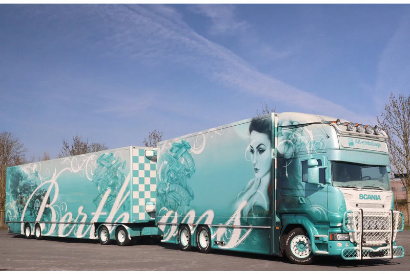 Scania R560 V8 R560 | BERTHONS HOT ROD | CUSTOM SPECIAL TRUCK - Semirremolque caja cerrada: foto 1 Scania R560 V8 R560 | BERTHONS HOT ROD | CUSTOM SPECIAL TRUCK - Semirremolque caja cerrada: foto 1