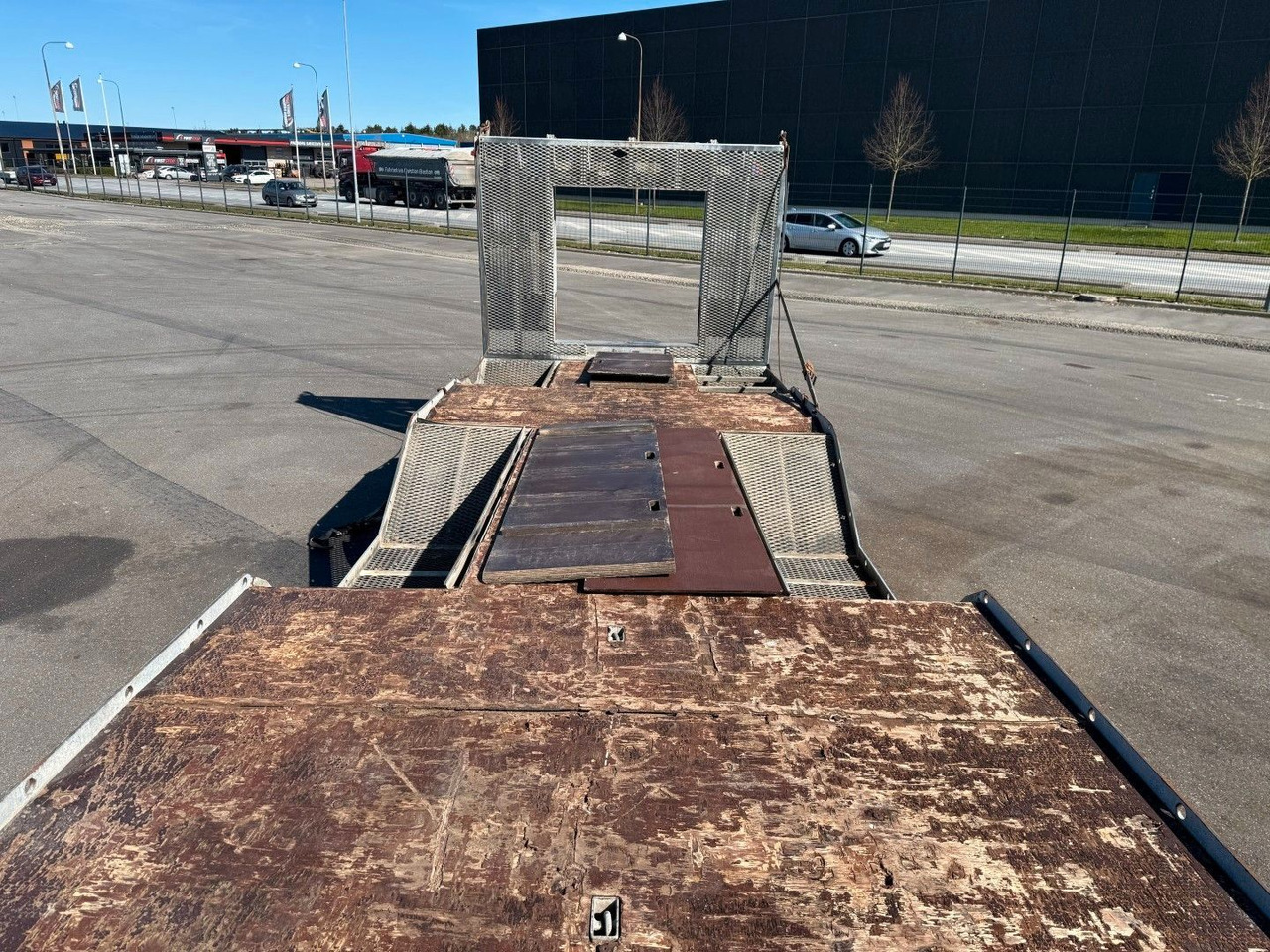 Remolque góndola rebajadas Fliegl FLT328 3 achser Maschinenanhänger mit Radkasten: foto 8