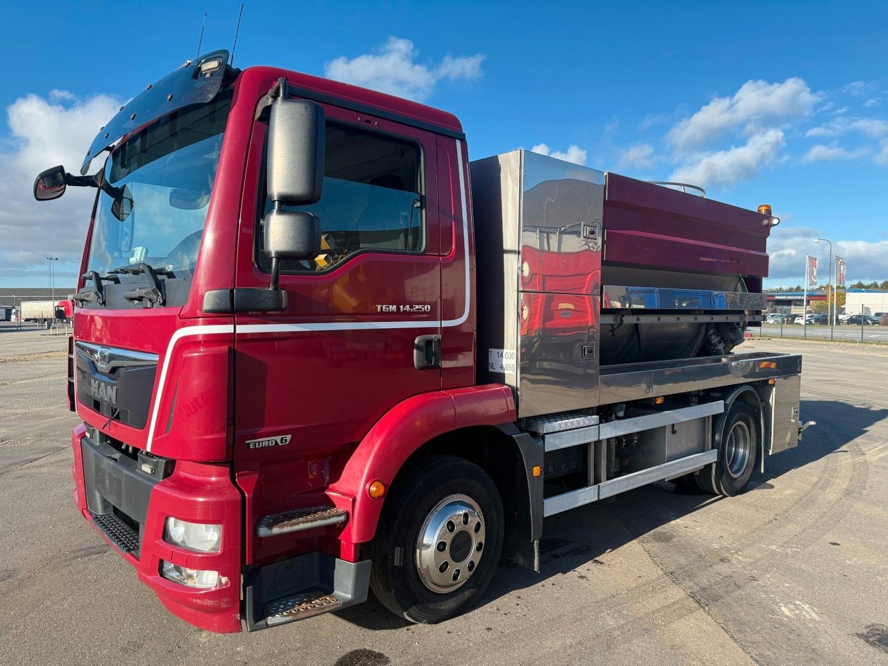 MAN TGM 14.250 VM-Tarm Stainless Steel 4000 l. Kombi - Limpieza de alcantarillado: foto 1 MAN TGM 14.250 VM-Tarm Stainless Steel 4000 l. Kombi - Limpieza de alcantarillado: foto 1