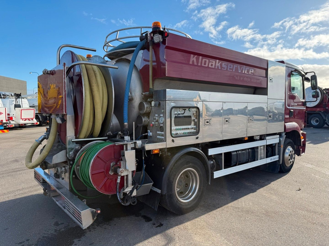 MAN TGM 14.250 VM-Tarm Stainless Steel 4000 l. Kombi - Limpieza de alcantarillado: foto 3 MAN TGM 14.250 VM-Tarm Stainless Steel 4000 l. Kombi - Limpieza de alcantarillado: foto 3