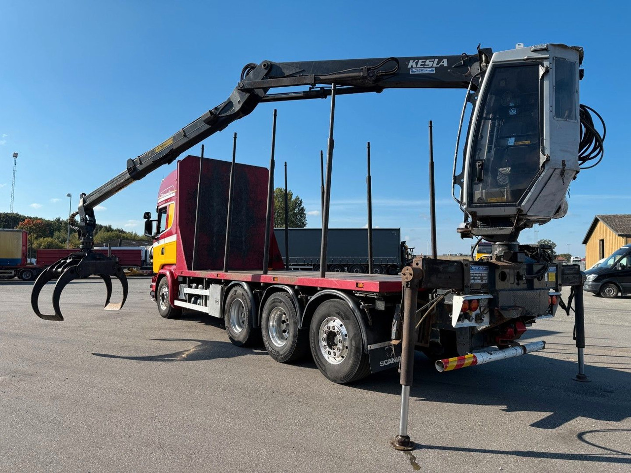 Scania R580 V8 8x4*4 Crane Kesla 21127 / Woodtransport - Camión grúa: foto 4 Scania R580 V8 8x4*4 Crane Kesla 21127 / Woodtransport - Camión grúa: foto 4