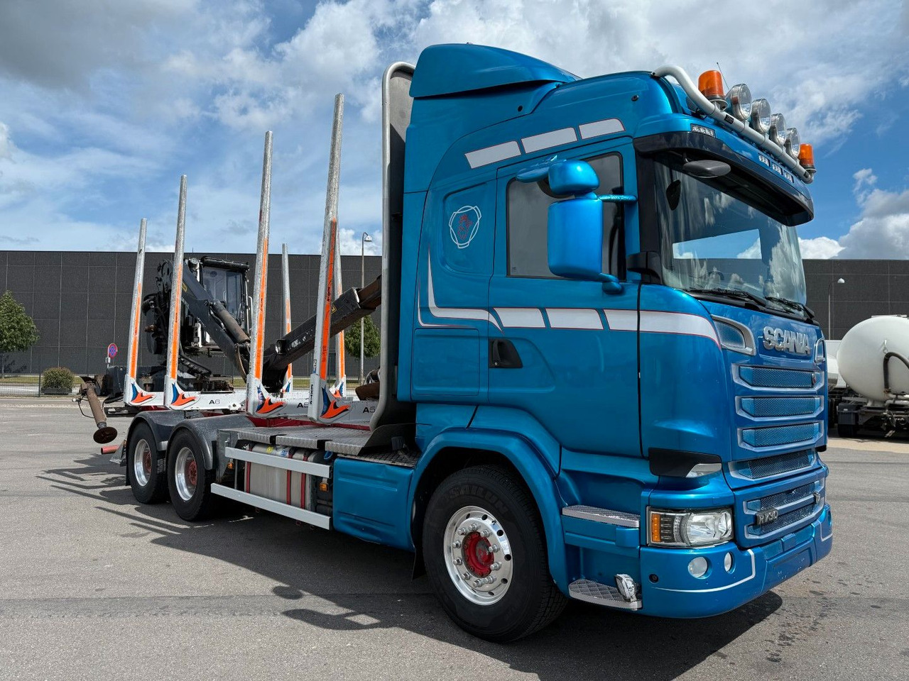Scania R730 V8 6x4 Palfinger Epsilon M12L80 / Holz Wood - Camión forestal, Camión grúa: foto 3 Scania R730 V8 6x4 Palfinger Epsilon M12L80 / Holz Wood - Camión forestal, Camión grúa: foto 3