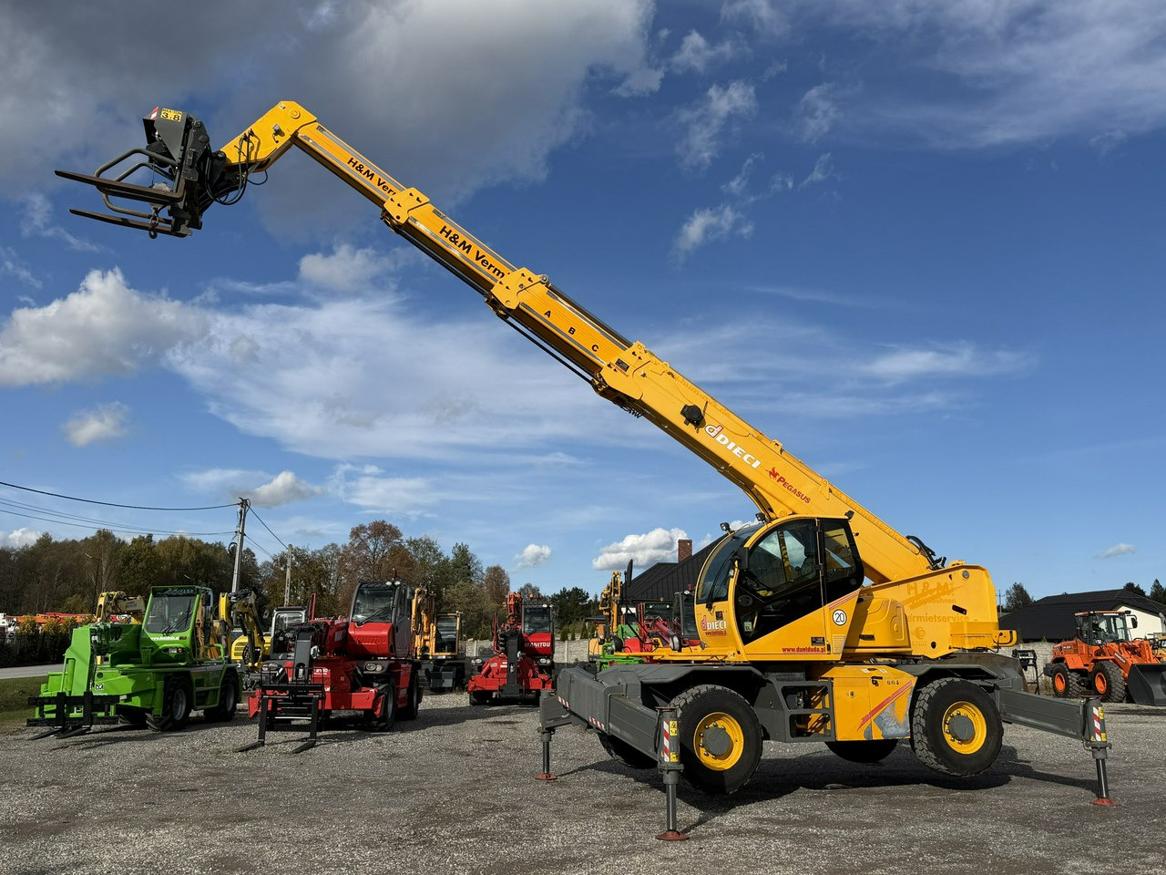 Dieci 2145 Pegasus HVL155 TL10 ROTO Ładowarka Teleskopowa Obrotowa - Manipulador telescópico: foto 1 Dieci 2145 Pegasus HVL155 TL10 ROTO Ładowarka Teleskopowa Obrotowa - Manipulador telescópico: foto 1