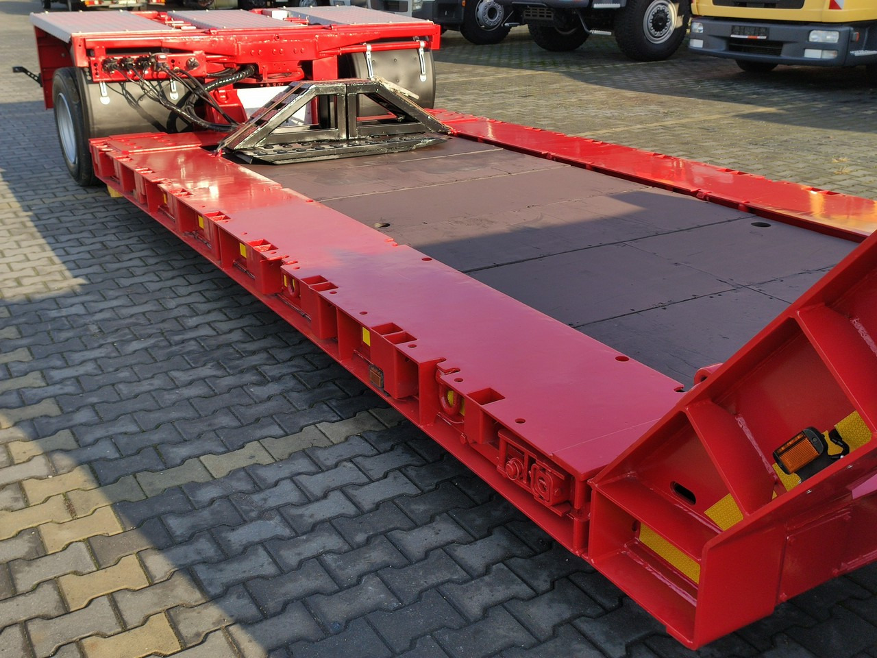 Remolque góndola rebajadas EMTECH PCN 18 PNZ-S Tiefbett zagłębiana Rozsuwana UNIKAT JAK NOWA: foto 9