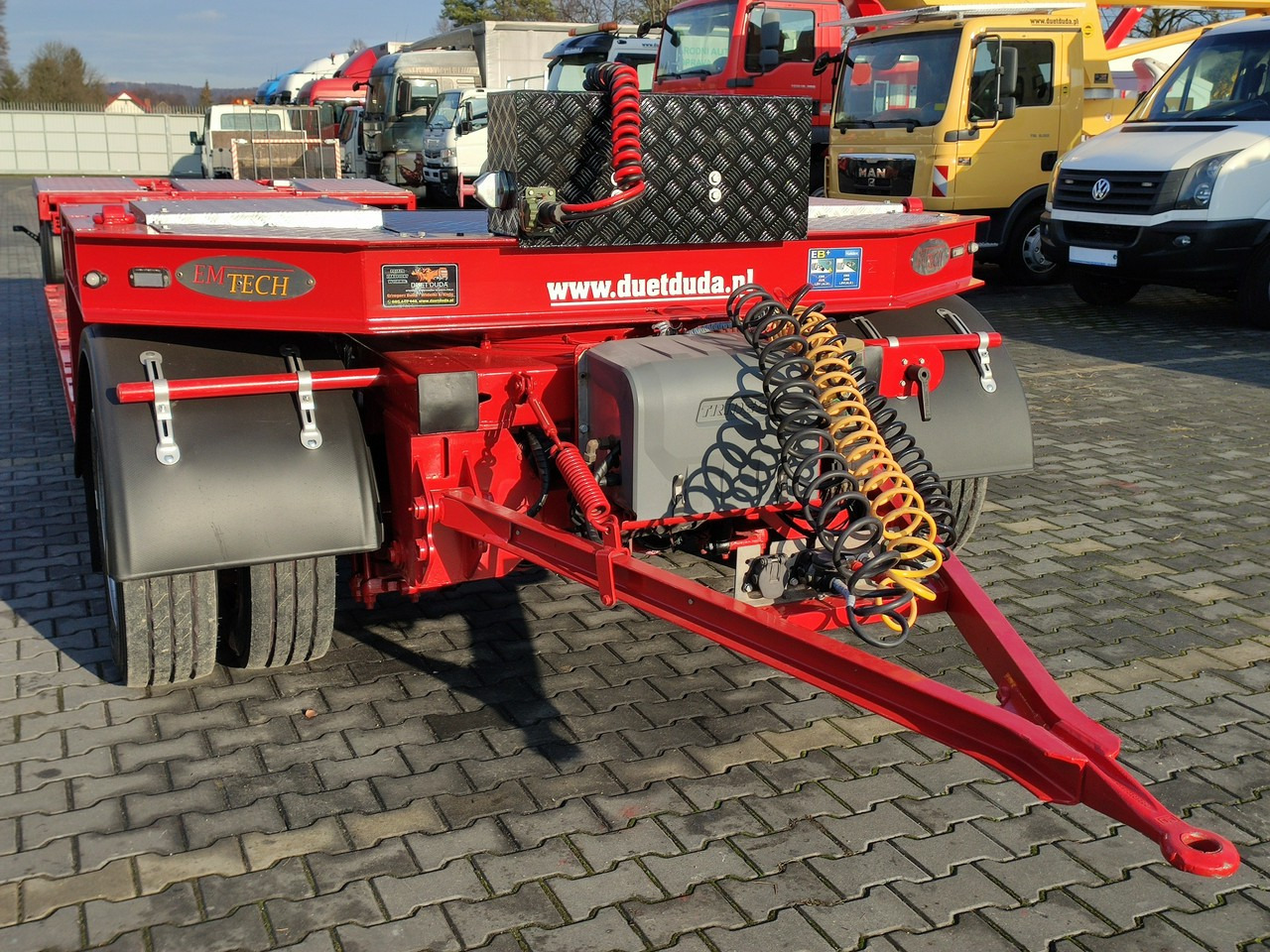 Remolque góndola rebajadas EMTECH PCN 18 PNZ-S Tiefbett zagłębiana Rozsuwana UNIKAT JAK NOWA: foto 16