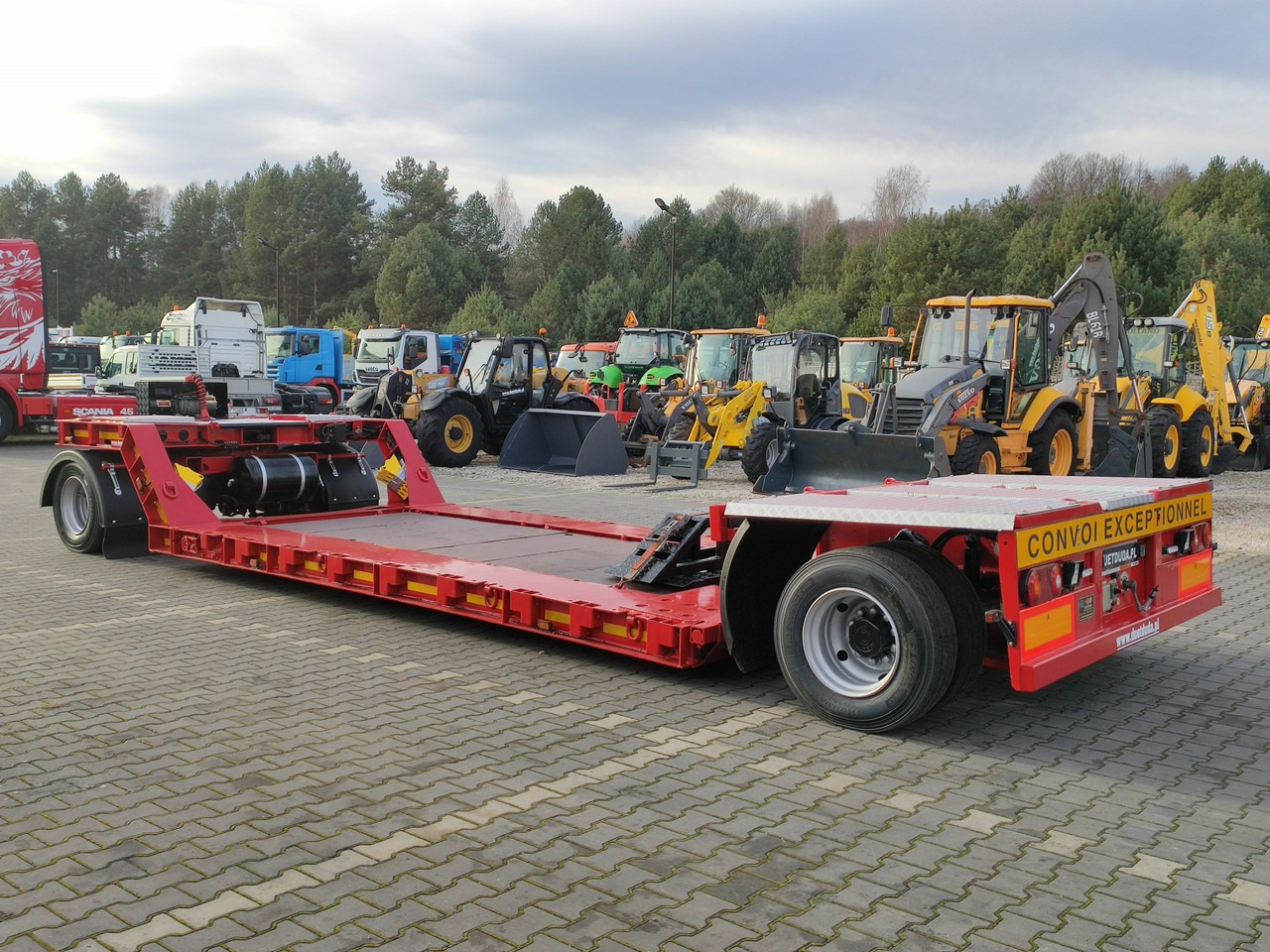 Remolque góndola rebajadas EMTECH PCN 18 PNZ-S Tiefbett zagłębiana Rozsuwana UNIKAT JAK NOWA: foto 7